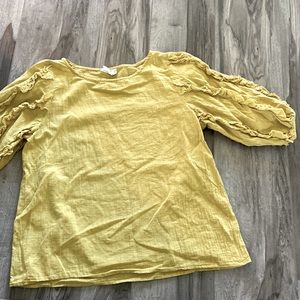 Summer 3/4 sleeve blouse